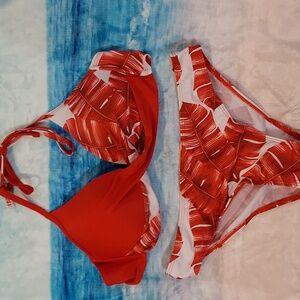 NWOT Sexy Bikini Push Up Swimwear Women Size Large